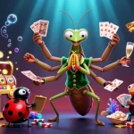 Sunwin enhances the gaming experience with vibrant characters, slot reels, and treasure elements.